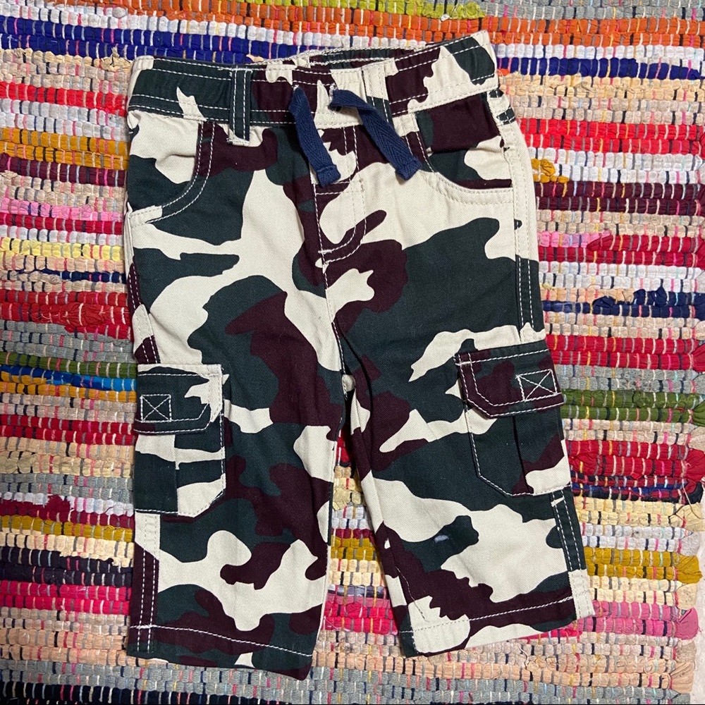 3-6 Month Baby Cargo Camo Pants NWT Joe Fresh